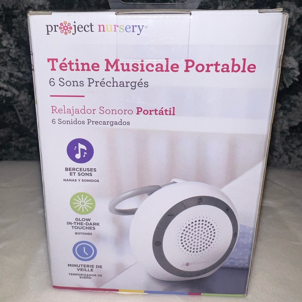 Project Nursery Portable Baby Sound Machine | Travel Sound Soother | New - Picture 2 of 4